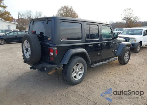 2019 Jeep Wrangler Unlimited Sport S 4X4 из США, поврежденный, VIN 1C4HJXDN9KW689695